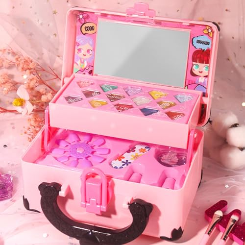 Juego de maquillaje infantil para cumpleaños y disfraces con sombras de ojos 3
