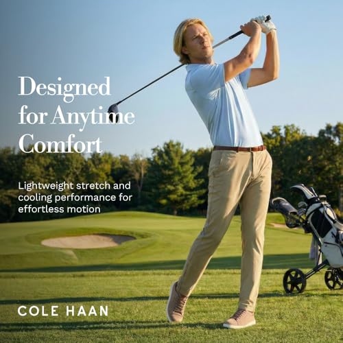 Camiseta Polo para Hombre Cole Haan Skyweave con Tejido Jersey Innovador, Control de Humedad y Cuello Nítido miniatura 6