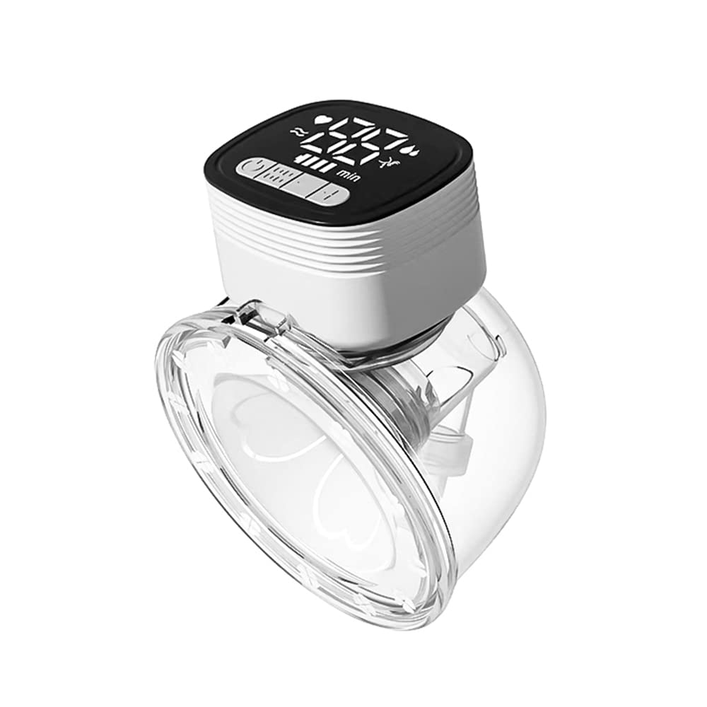 Pompe førmentaire électrique portable mains libres 4 modes 9 niveaux d'aspiration faible bruit 150 ml stockage ty LED