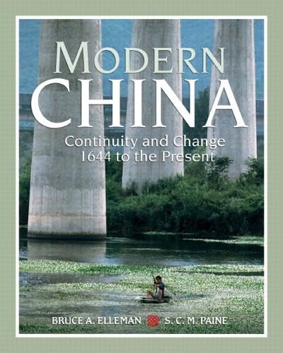Buy Modern China: Continuity and Change 1644 to the Present — BookShops.in