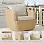 CHITA 3 Pieces Patio Wicker Furniture Set, Outdoor Rattan Bistro Set with Removable Thickened Cushions, Fully Assembled(Beige Cushions with Light Brown Wicker)