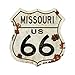 Pasttime Signs PTS443 Missouri US 66 Shield Vintage Plasma