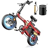 DTTZH A12 1000W Folding Ebikes for Adults, 28MPH...