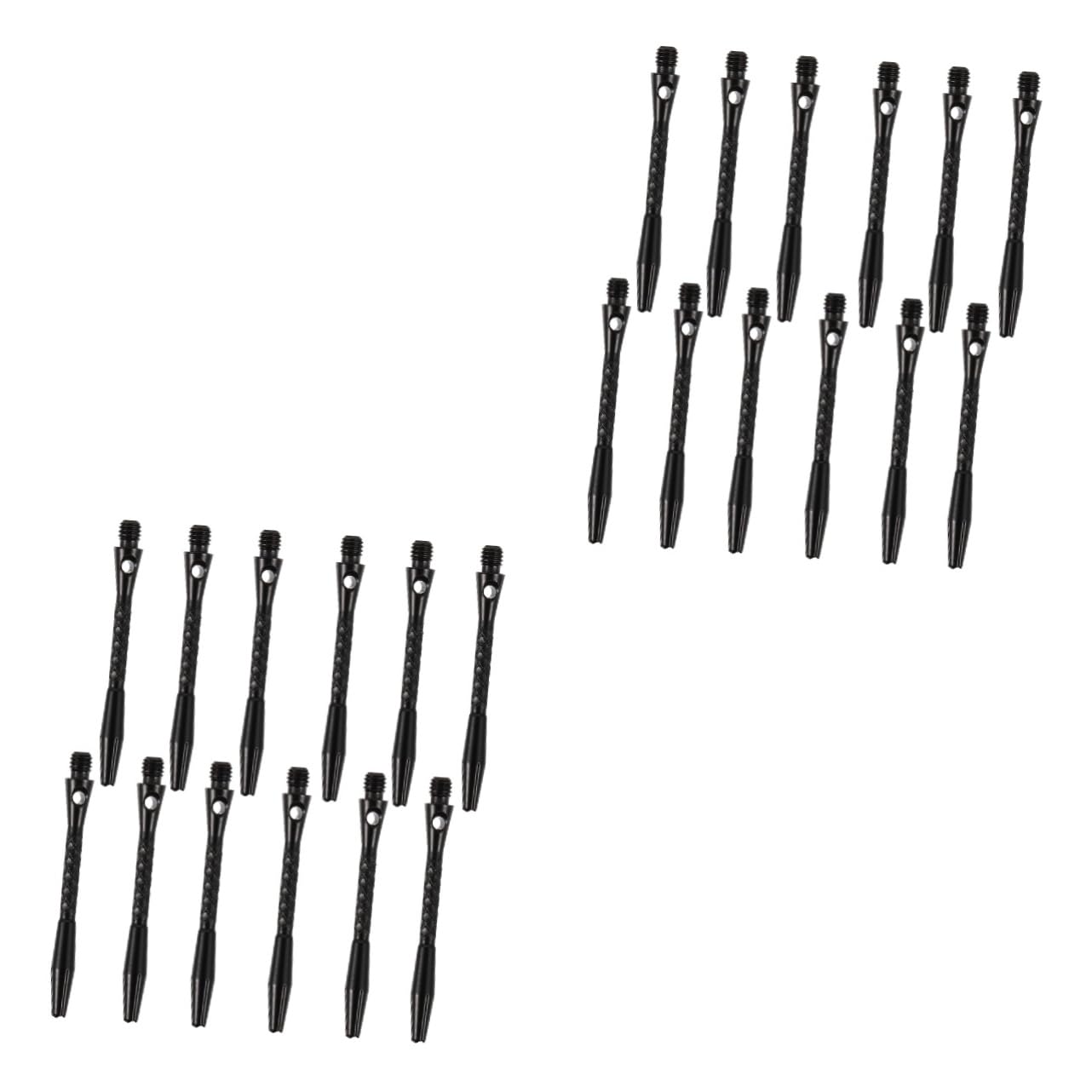 BESPORTBLE 24pcs Professional Aluminium Alloy Dart Shafts Lightweight Durable Stems for Flight Stability Dart Accessories for All Skill Levels
