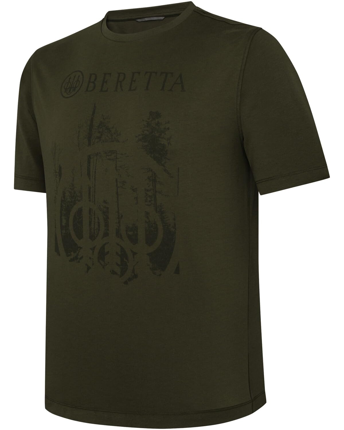 Beretta Herren T-Shirt Outline Dark Olive L