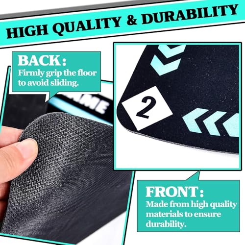 xinrongda Football Training Mat for Kids Football Footstep Equipment, Non-Slip Shock Football Mastery Mat - Image 3