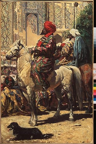 Impression d'art un cavalier à Samarcande toile Vereshchagin premium