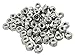 FOREVERBOLT FB3LNM6P50 Nylon Lock HEX NUT, M6 ? 1, 316 Stainless Steel, Finish NL-19, PK 50