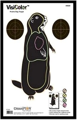 Champion Traps and Targets, VisiShot Targets, Prairie Dog (10 Pack)