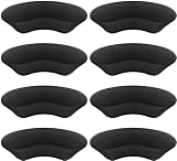 Heel Grips Liner, Cushions Heel Pads Insert Prevent Too Big, Slipping, Blisters, Filler for Loose Shoe Fit ((Black))