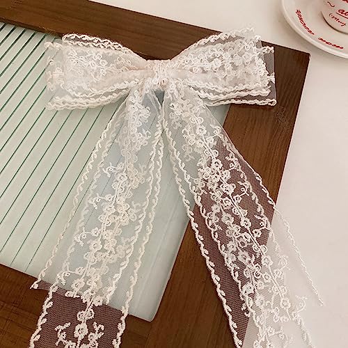 Lazo de Encaje Blanco para Mujer miniatura 5