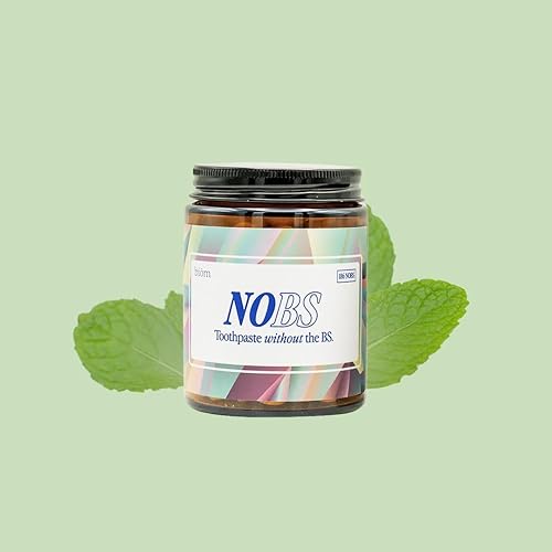 Miniatura 7 de NOBS Toothpaste Tablets - Nano Hydroxyapatite, Flouride & Plastic Free, Eco & Travel Friendly - Remineralize with NHA (1 Month)