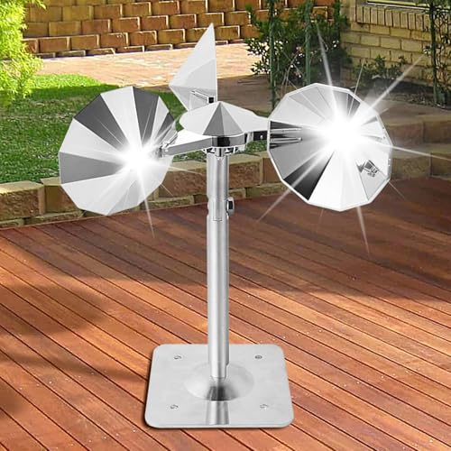 Molinillo de viento para jardín y control de palomas 3