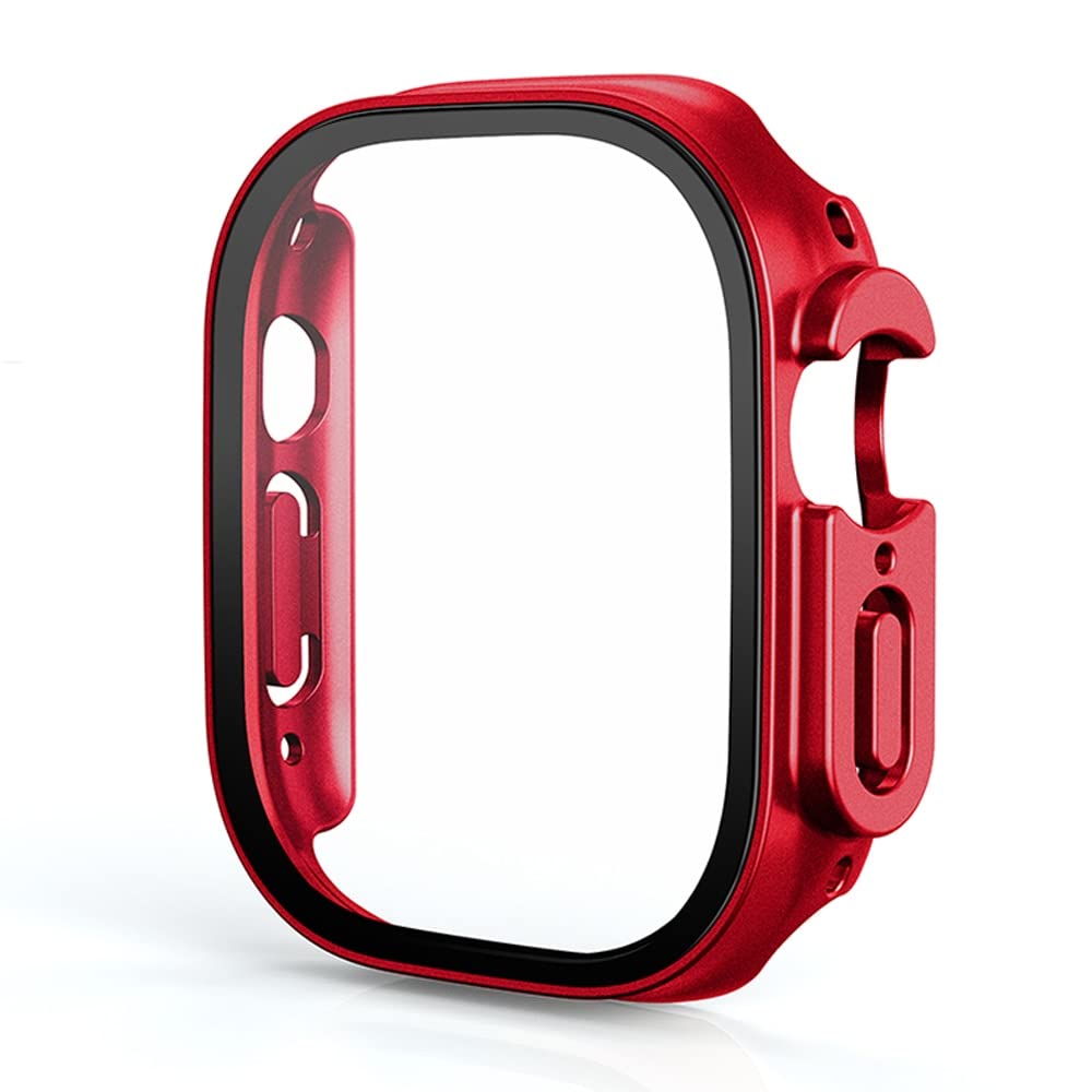 Éviter les rayures sur Apple Watch Ultra 49mm coque antichoc rigide rouge