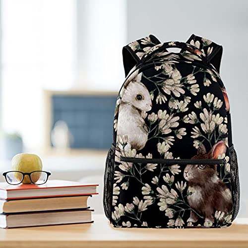 Sac à dos d'école léger à motif paon pour garçons et filles - Multicolore