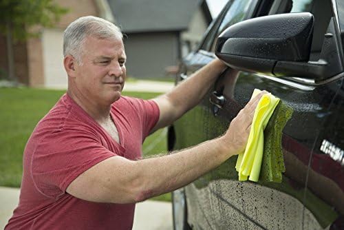 CleanTools The Absorber Synthetic Premium Drying Chamois Cloth for Car: Super Absorbent, Scratch-Free and Washable | 27-Inch x 17-Inch, Aqua| Discontinued| Replacement PN: 14946