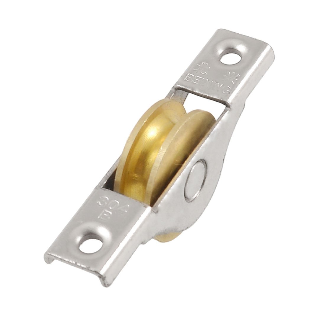 Uxcell Silver Tone, Gold Tone Sourcingmap 27Mm Diameter Single Roller Sliding Door Window Weight Pulley