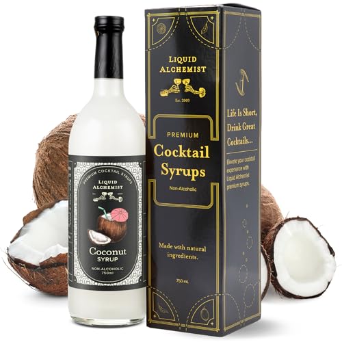 Liquid Alchemist Coconut Syrup for Drinks, 25.4 oz