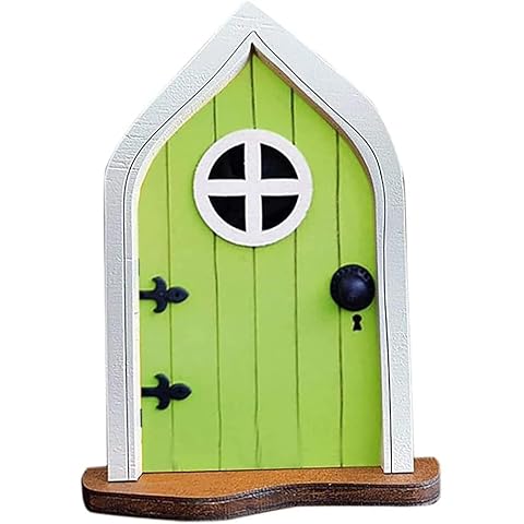 Jinshining Green Miniature Fairy Doors Cover