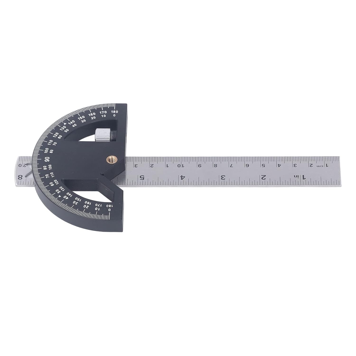 Multi-function Angle Gauge, Lightweight and High Precision Solid Wood Angle Ruler Simple Operation for Measuring Angle (8 inch)