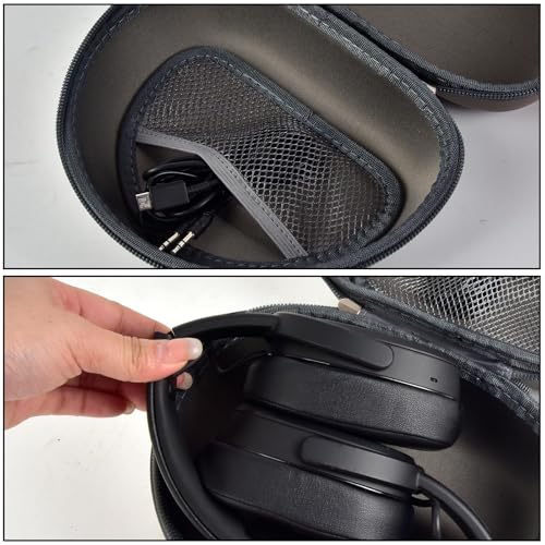 Image of Headphone Case for Skullcandy Crusher /Hesh /Evo, for JLab JBuds Lux ANC | for TOZO HT3 /HT2 Wireless Over-Ear Bluetooth Earphones, Travel Carrying, Daily Commute /Gym /Outdoor Use, Hard Box Only