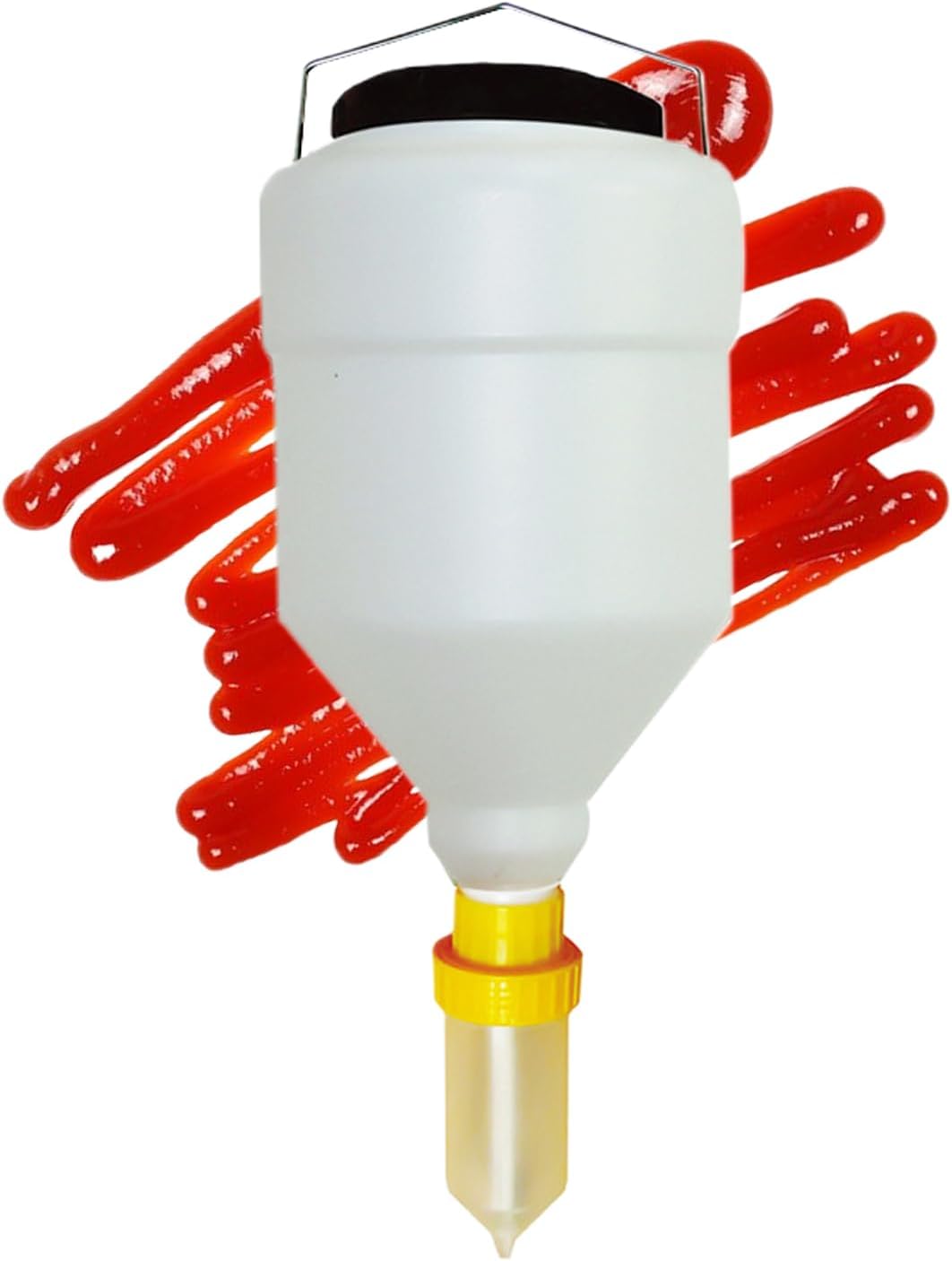 ソースディスペンサーボトル - 吊り下げ式ソースディスペンサー | 3.5L 調理用補充可能漏れ防止容器、レストラン・ホテル・ラーメ