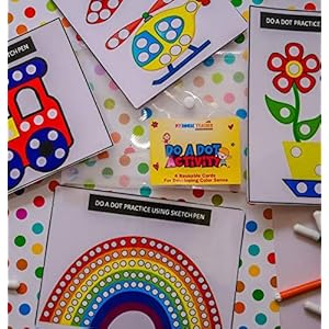 My House Teacher, Kids Activity Toys for 3+ Years, Kids Learning Toys for 3+ Years Old, Kids Development Activities Toy, Do a Dot Activity for Kids Do Dot Stickers for Kids Activity BB4