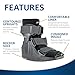 United Ortho USA14015 Short Cam Walker Fracture Boot, Medium, Black