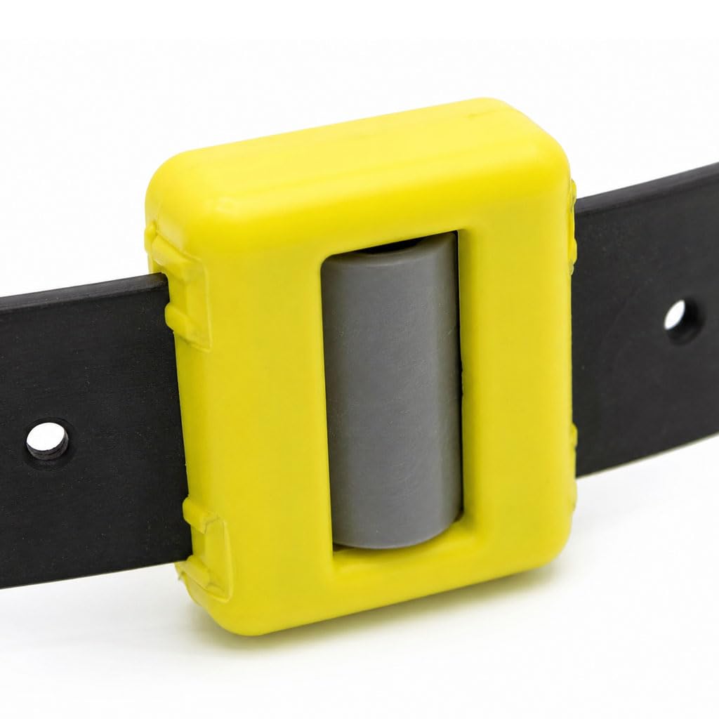 Plomb sub plastifié de 1 kg – lest sous-marin pour plongée, apnée et pêche en apnée, poids Sub ergonomique – Kit plomb sub de 1 à 6 kg fabriqué en Italie