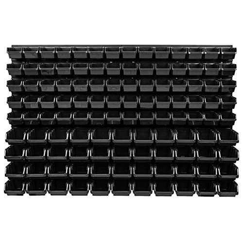 WALL MOUNTED TOOL PEG BOARD SET GARAGE STORAGE BINS WORKSHOP RACK SHED ORGANISER 50 MODELS VARIOUS SHAPES AND LAYOUTS SMALL MEDIUM LARGE (Model 38)