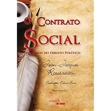 Capa do livro O contrato social: Princípios do direito político