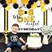 JeVenis 104 PCS Mr.Onederful Birthday Decorations Mr Onederful Backdrop Mr Onederful Balloons Mr Onederful Party Favors First Yeat Birthday Party Supply