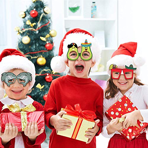 Pixipy Funny Paperboard Photo Booth Props Glasses - 30-Pack Paper Party Glasses For Adults And Kids - Fun Novelty Party Favors Accessories For Birthdays, Luau And Summer Fiesta #TOP7