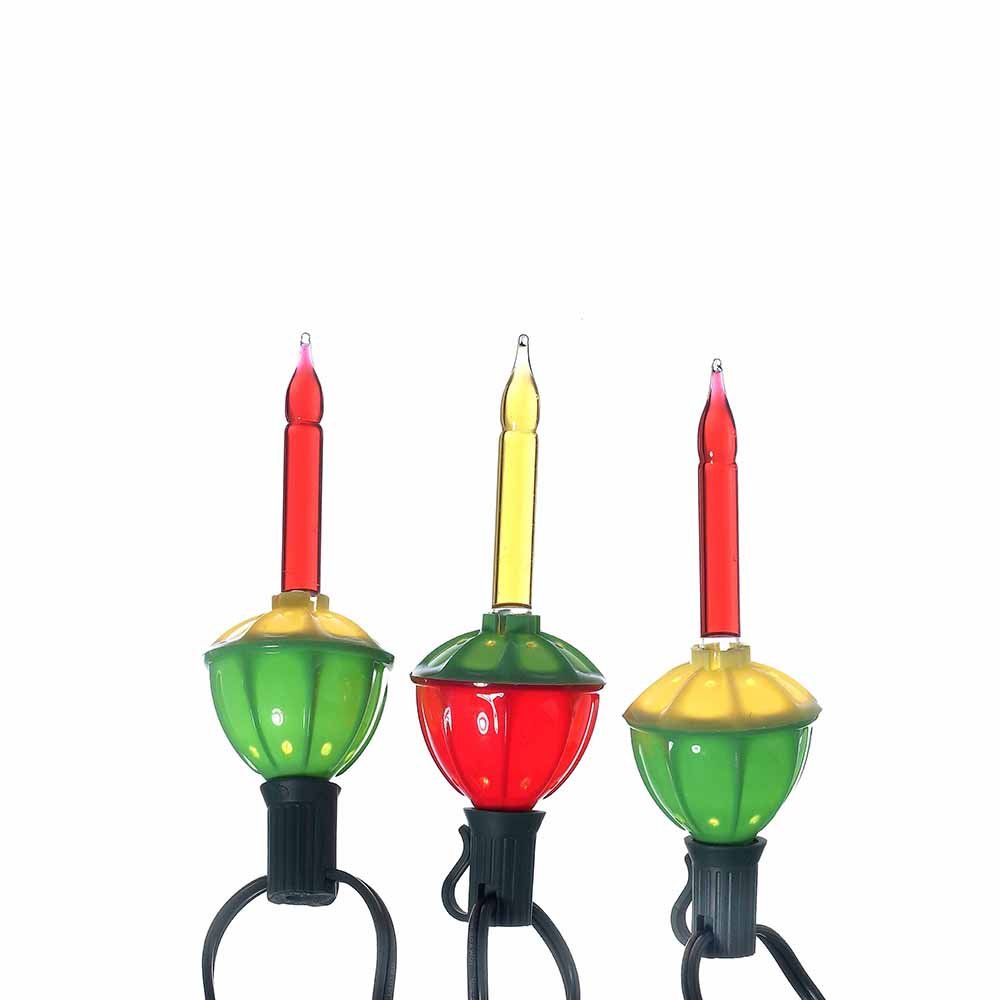 Kurt Adler 7 Bubble Light Set, Multi-Colored