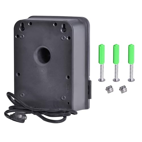 Miniatura 4 de Wohenhao Transformador de iluminación de paisaje de bajo voltaje de núcleo toroidal de 200 W con temporizador integrado del atardecer al amanecer y