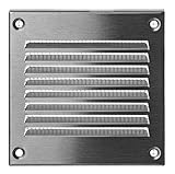 Photo Gallery steinberg14 - griglia di ventilazione rettangolare 100x100mm - griglie di aerazione in metallo acciaio inox - serranda di scarico dell aria con zanzariera - interna a parete e a soffitto Photo Gallery steinberg14 - griglia di ventilazione rettangolare 100x100mm - griglie di aerazione in metallo acciaio inox - serranda di scarico dell aria con zanzariera - interna a parete e a soffitto