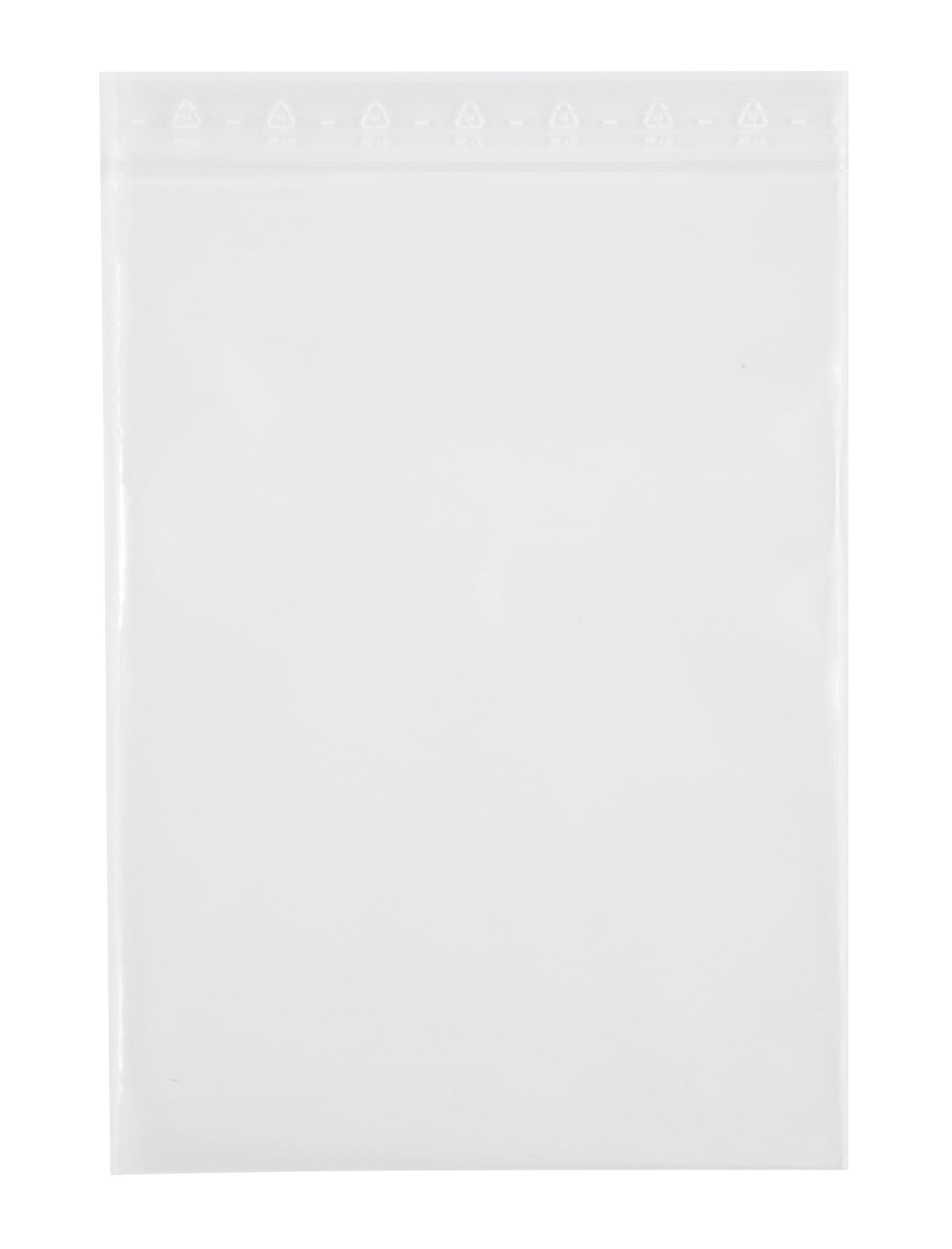 Woreczki strunowe, 500 x 600 mm, 500 sztuk, 50 µ, worek z zamkiem błyskawicznym LDPE meinschraubenversand.de