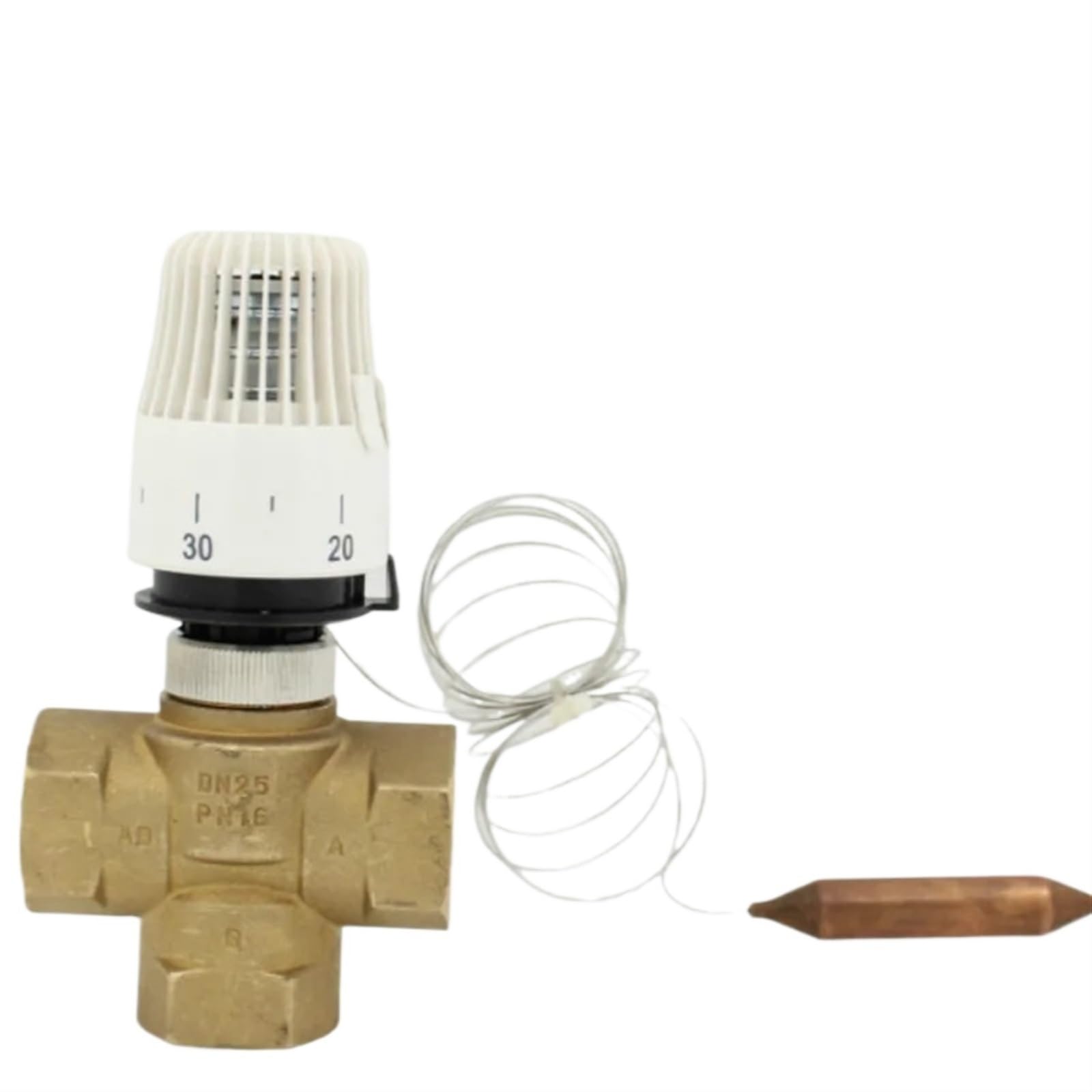 Calefacción de suelo radiante regulada con válvula termostática M30