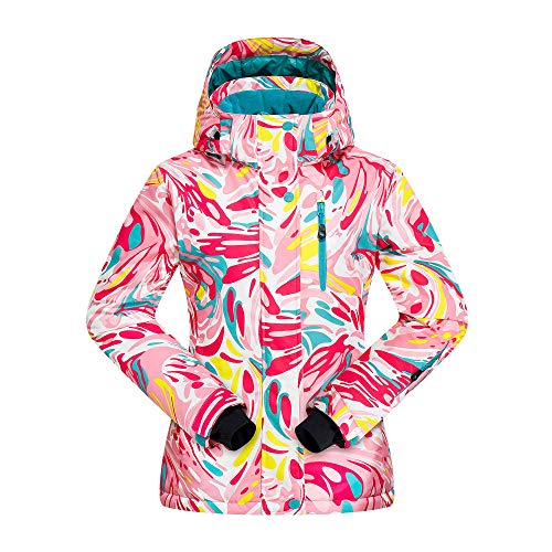 WOWULOVELY Girls Boy's Winter Ski Jackets Waterproof Kids Snowboarding Jacket Snow Coat Thicken Warm Hooded Ski Jacket