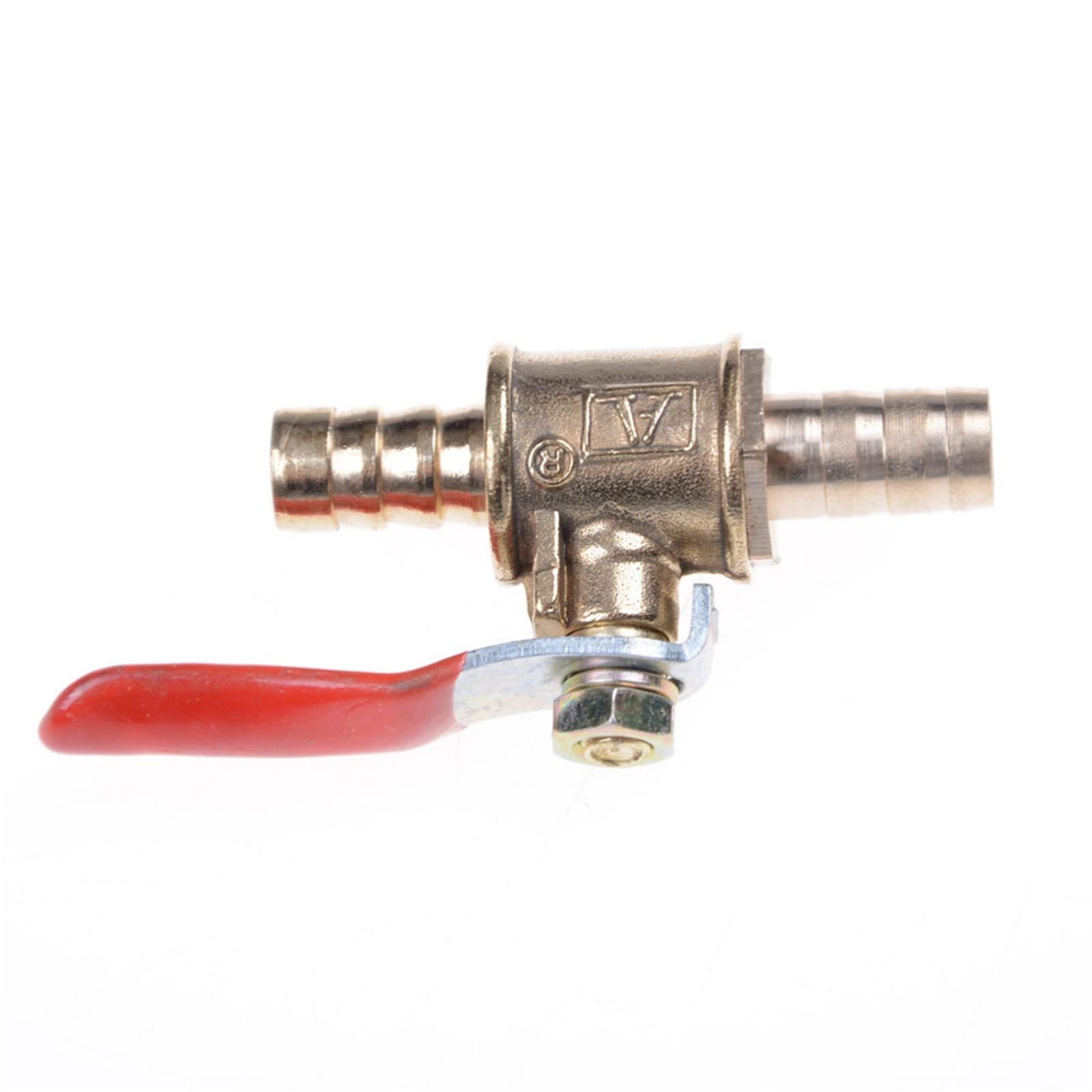 1/4 Wąż do węża 6 mm-10 mm Inline Mosiądz Woda Olej Powietrze Gaz Paliwo Linia odcinająca Zawór kulowy Złączki do węży 1 szt. (10 mm)