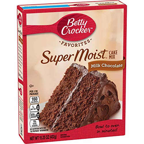 Image of Betty Crocker Super Moist Milk Chocolate Cake Mix, 15.25 oz