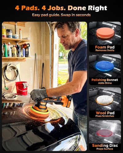 CORANEX 8-Speed Cordless Buffer