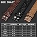 SANSTHS 3 Pack Western Belts for Men Woman without Buckle, Cowgirl Cowboy Belt for Buckle Western Leather Belt for Jeans, Leaf/Black Brown Coffee