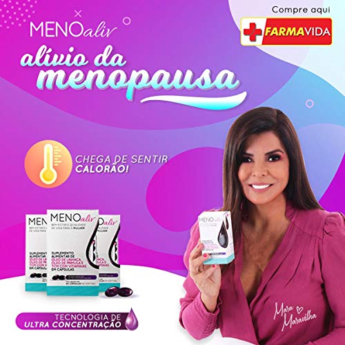 KIT C/ 05 - Meno Aliv 30 Dias - Contra Menopausa e TPM
