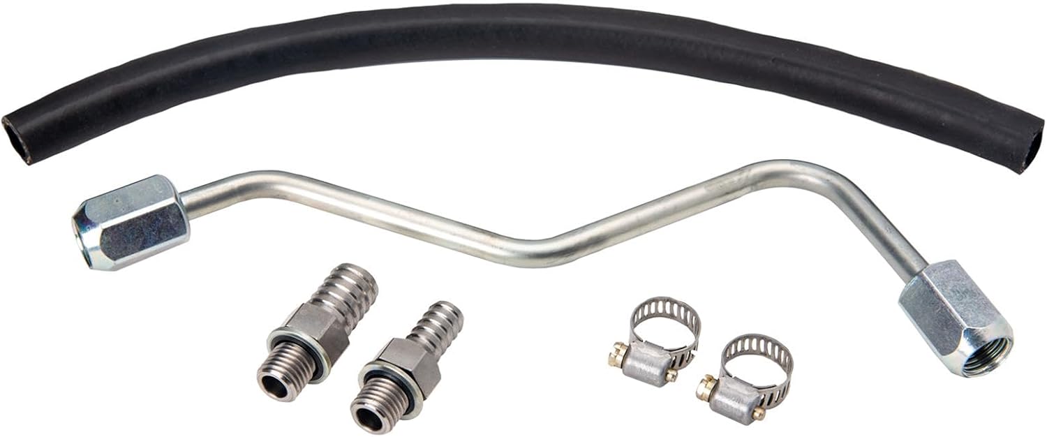 Fleece Performance 03-07 Dodge Ram 2500/3500 5.9L to 6.7L Cummins CP3 HP Fuel Line Adaptation Kit, Black