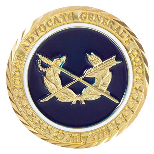 Pièce de Monnaie Judge Advocat corps général des États-Unis pour vitrine thématique vide