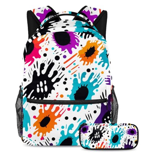 Cartables graffiti paw sac à dos scolaire grand volume ado et étudiant