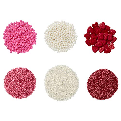 Wilton Silver and Gold Sprinkles Dessert Decorating Set, 8-Piece