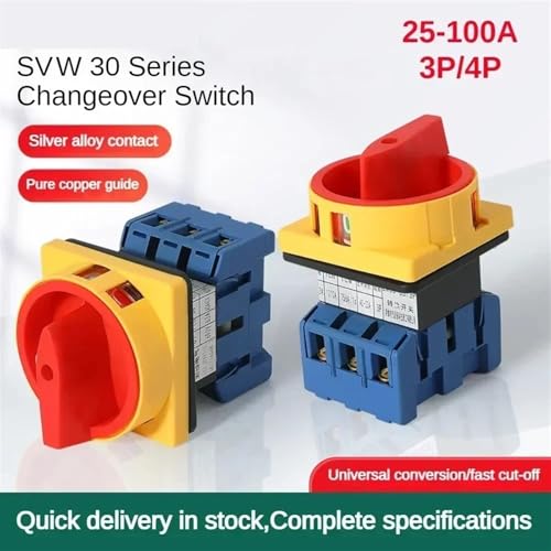 Selector de desconexión 690V panel con candado e interruptor SVW30 4P 3