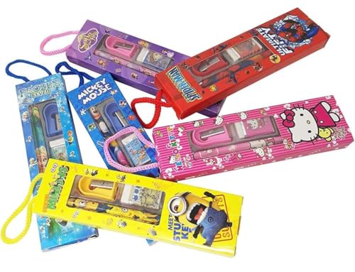 Image of VRB Dec 12 Pcs Return Gifts For Birthday Return Gift For Kids 6-12 Used For Kids Return Gifts,Birthday Return Gift For Children(12 Set - Stationery Kit), Multicolor